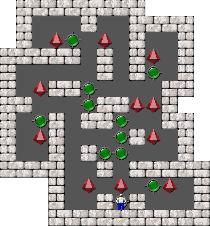 Sokoban Mass Remodel level 1531